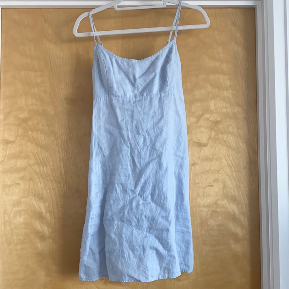 BRANDY MELVILLE BLUE COTTON DRESS